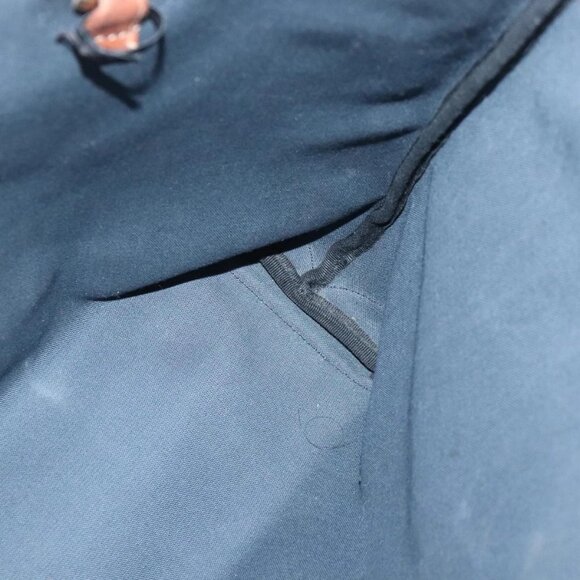 GUCCI Micro GG Canvas Hand Bag PVC Leather Black Brown Auth ep6684 - Picture 12 of 16